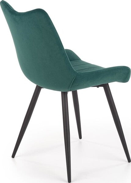 Kitchen Chair Vienna | size: Width: 53cm, Height: 87cm, Depth: 61cm | color: Green | image: 2 | variant: 1002303