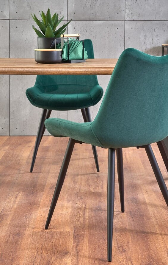 Kitchen Chair Vienna | size: Width: 53cm, Height: 87cm, Depth: 61cm | color: Green | image: 6 | variant: 1002303