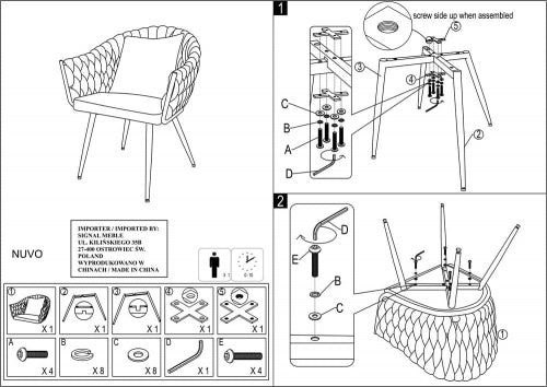 Kitchen Chair Washington D.C. | size: Width: 62cm, Height: 86cm, Depth: 47cm | color: Gray | image: 5 | variant: 1003693