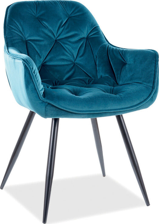 Kitchen Chair Washington | size: Width: 43cm, Height: 87cm, Depth: 57cm | color: Blue | image: 1 | variant: 1007786