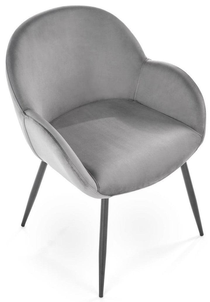 Kitchen Chair West Basel | size: Width: 59cm, Height: 79cm, Depth: 59cm | color: Gray | image: 6 | variant: 1007459