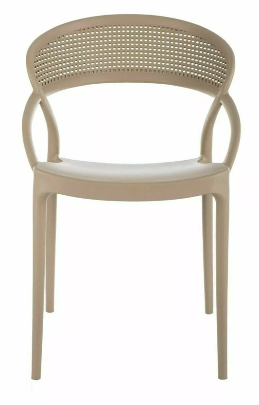 Kitchen Chair West Bogota | size: Width: 52cm, Height: 81cm, Depth: 43cm | color: Beige | image: 0 | variant: 1007932