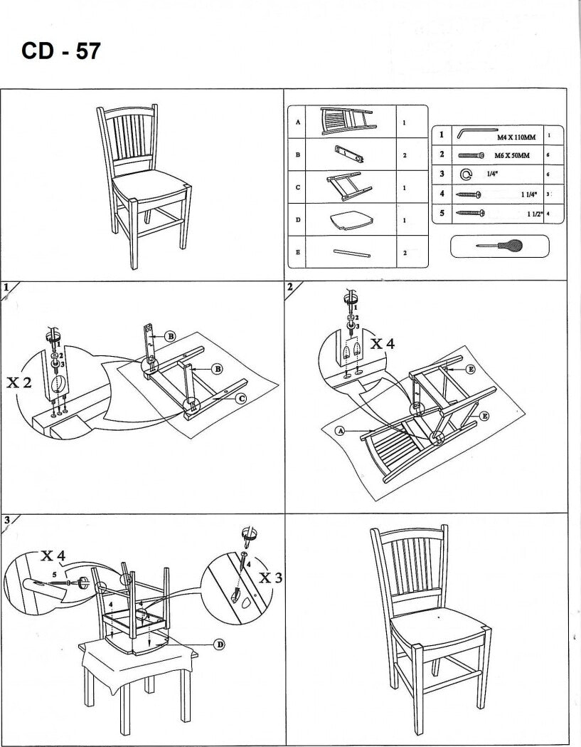 Kitchen Chair West Nice | size: Width: 40cm, Height: 85cm, Depth: 36cm | color: White | image: 2 | variant: 1007713