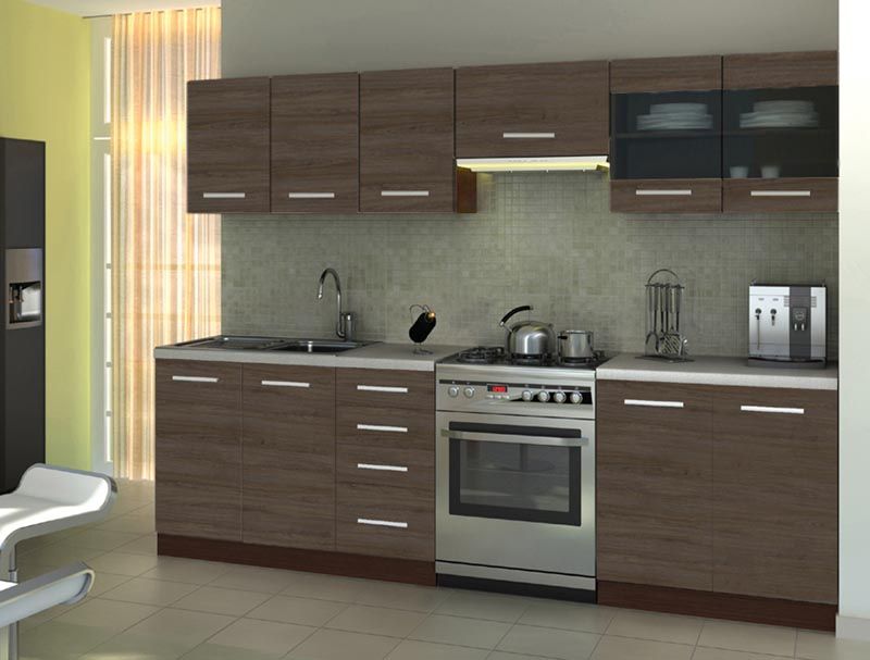 Kitchen Equipment Set Amanda 1 | size: Width: 260cm | color: Natural | image: 1 | variant: 1010813