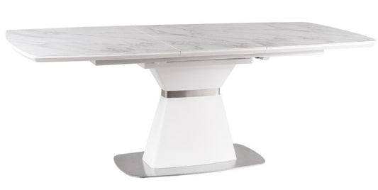 Kitchen Table Colleferro | size: Length: 90cm, Width: 210cm, Height: 76cm | color: White | image: 1 | variant: 1007675