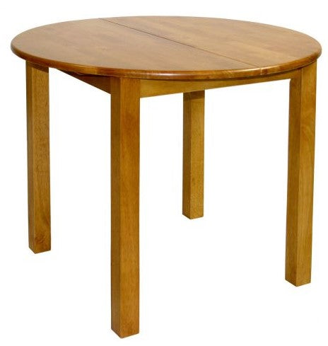 Kitchen Table East Biggleswade | size: Length: 90cm, Width: 120cm, Height: 74cm, Diameter: 90cm | color: Oak | image: 1 | variant: 1005078