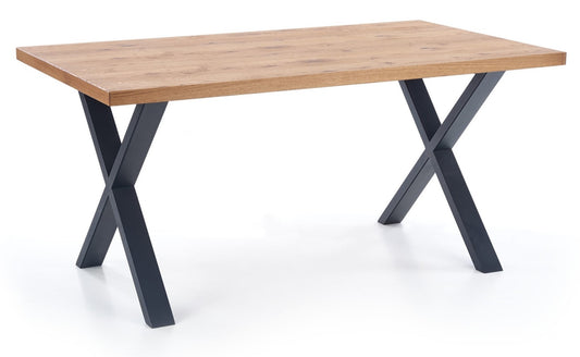 Kitchen Table East Bombay | size: Length: 90cm, Width: 250cm, Height: 76cm | color: Black/Oak | image: 1 | variant: 1006868