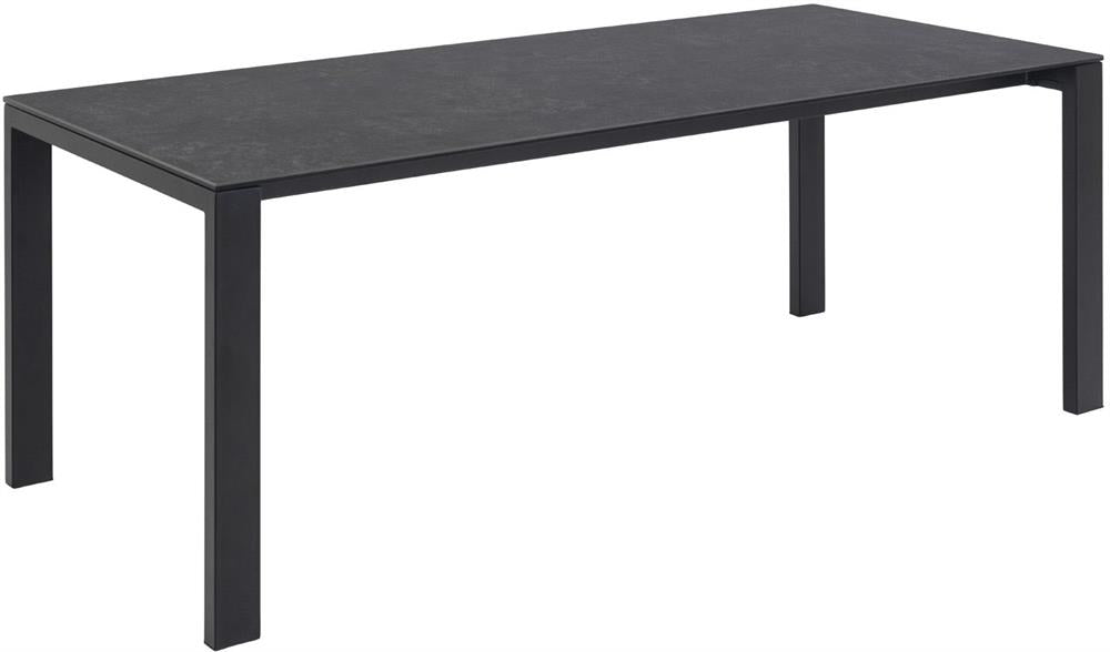 Kitchen Table East Klaipeda | size: Length: 90cm, Width: 200cm, Height: 75cm | color: Black | image: 1 | variant: 1005991