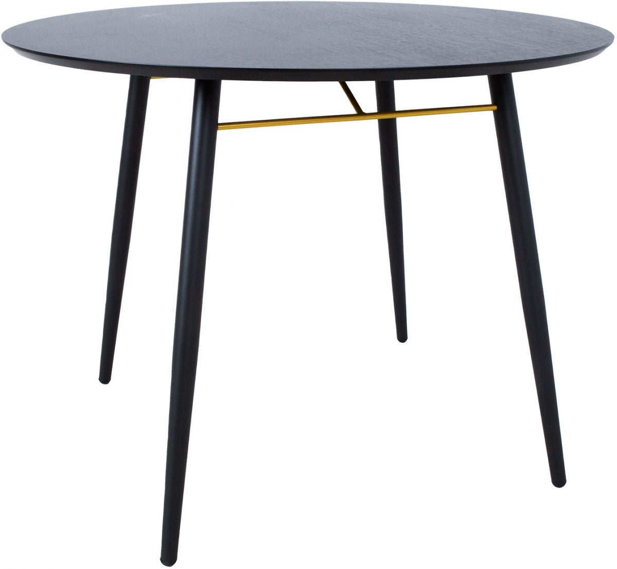 Kitchen Table East Knighton | size: Length: 100cm, Width: 100cm, Height: 75cm, Diameter: 100cm | color: Black | image: 1 | variant: 1005829