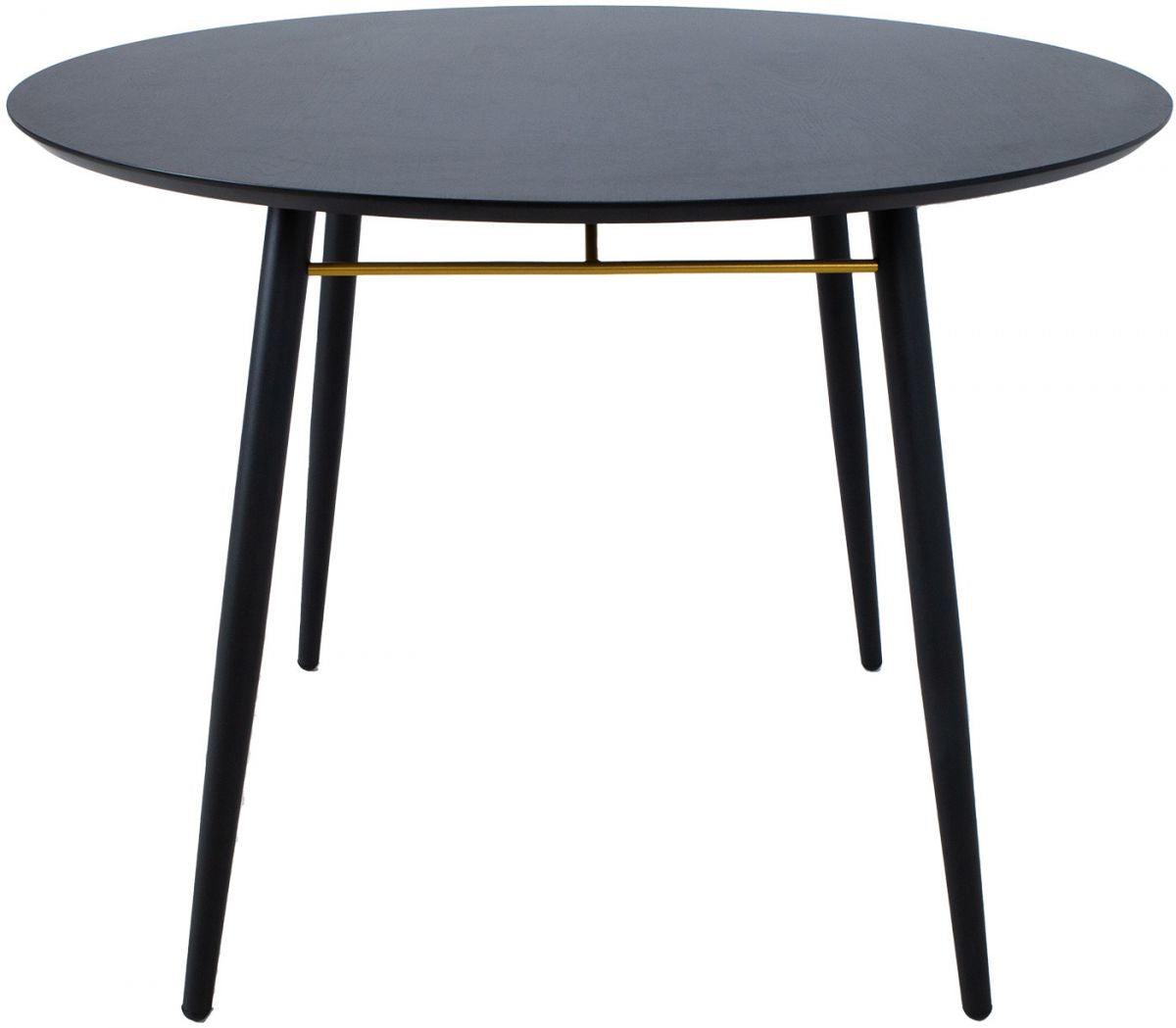 Kitchen Table East Knighton | size: Length: 100cm, Width: 100cm, Height: 75cm, Diameter: 100cm | color: Black | image: 3 | variant: 1005829