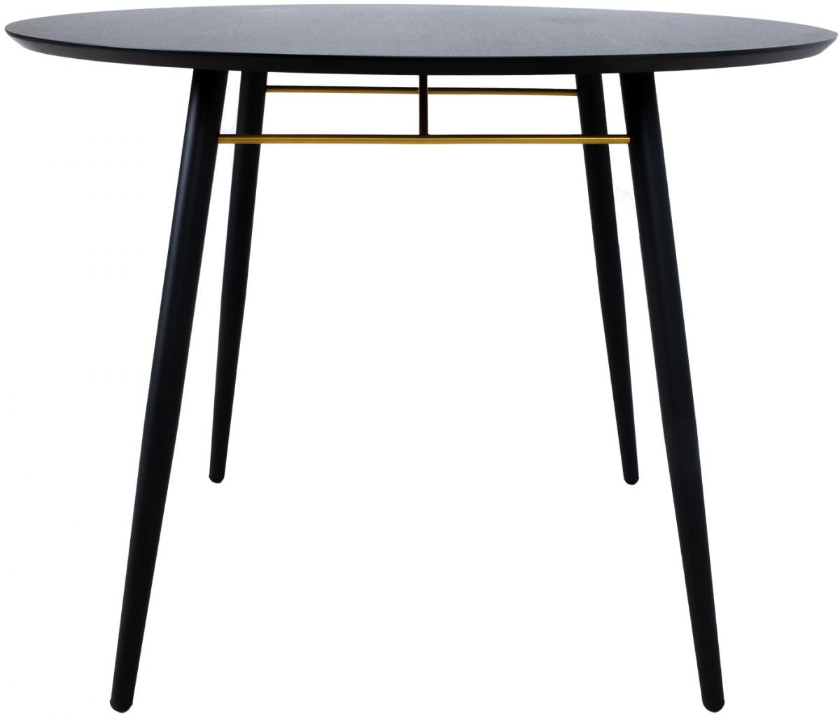 Kitchen Table East Knighton | size: Length: 100cm, Width: 100cm, Height: 75cm, Diameter: 100cm | color: Black | image: 4 | variant: 1005829