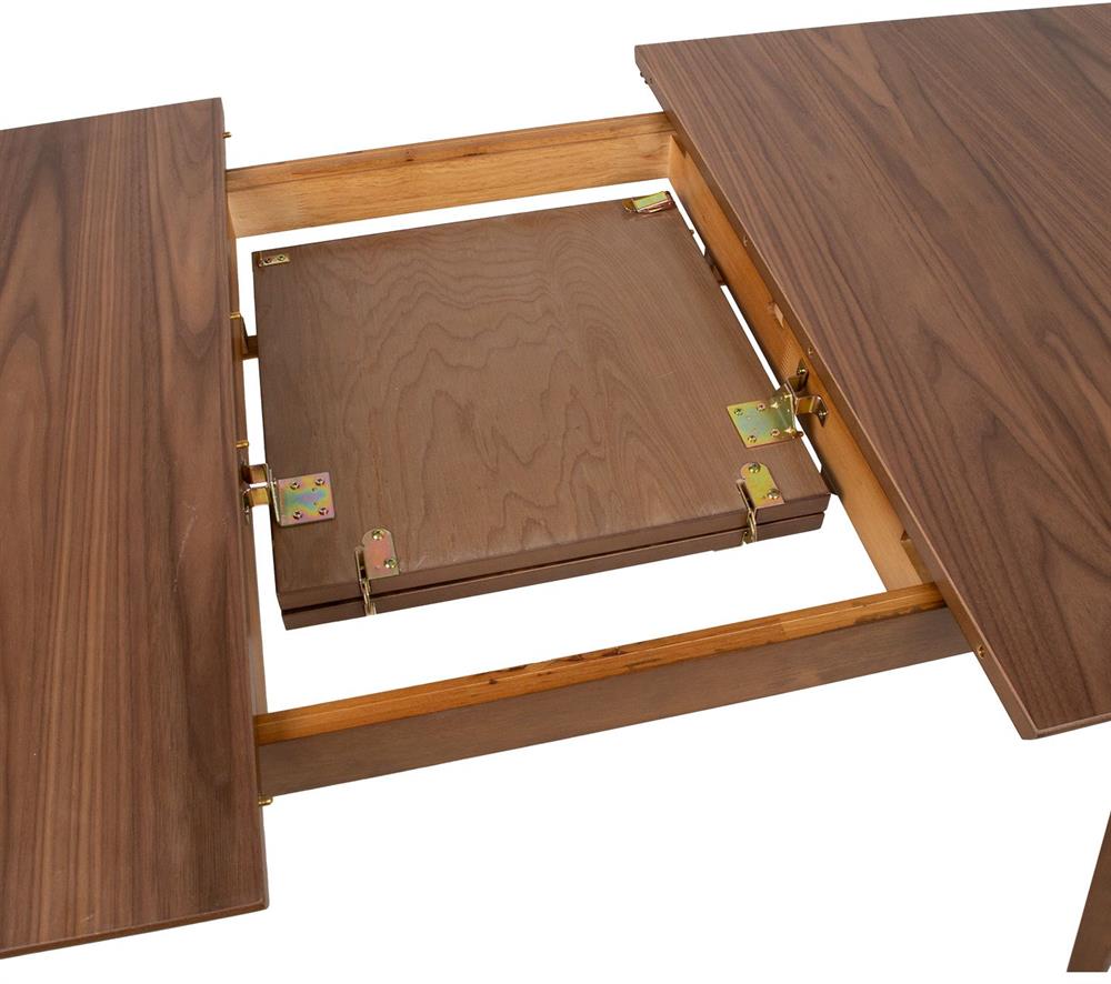 Kitchen Table East Nice | size: Length: 80cm, Width: 160cm, Height: 76cm | color: Brown | image: 7 | variant: 1006299