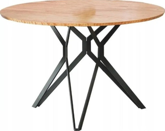 Kitchen Table East Sao Paulo | size: Length: 120cm, Width: 120cm, Height: 76cm, Diameter: 120cm | color: Oak | image: 1 | variant: 1006816