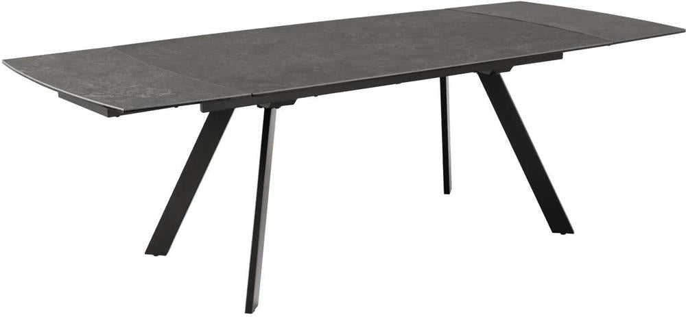 Kitchen Table East Utena | size: Length: 97cm, Width: 240cm, Height: 75cm | color: Black | image: 3 | variant: 1006010