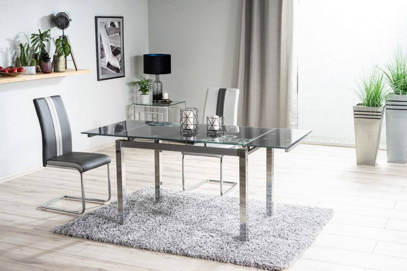 Kitchen Table GD017 | size: Length: 74cm, Width: 170cm, Height: 75cm | color: Black | image: 7 | variant: 1006575