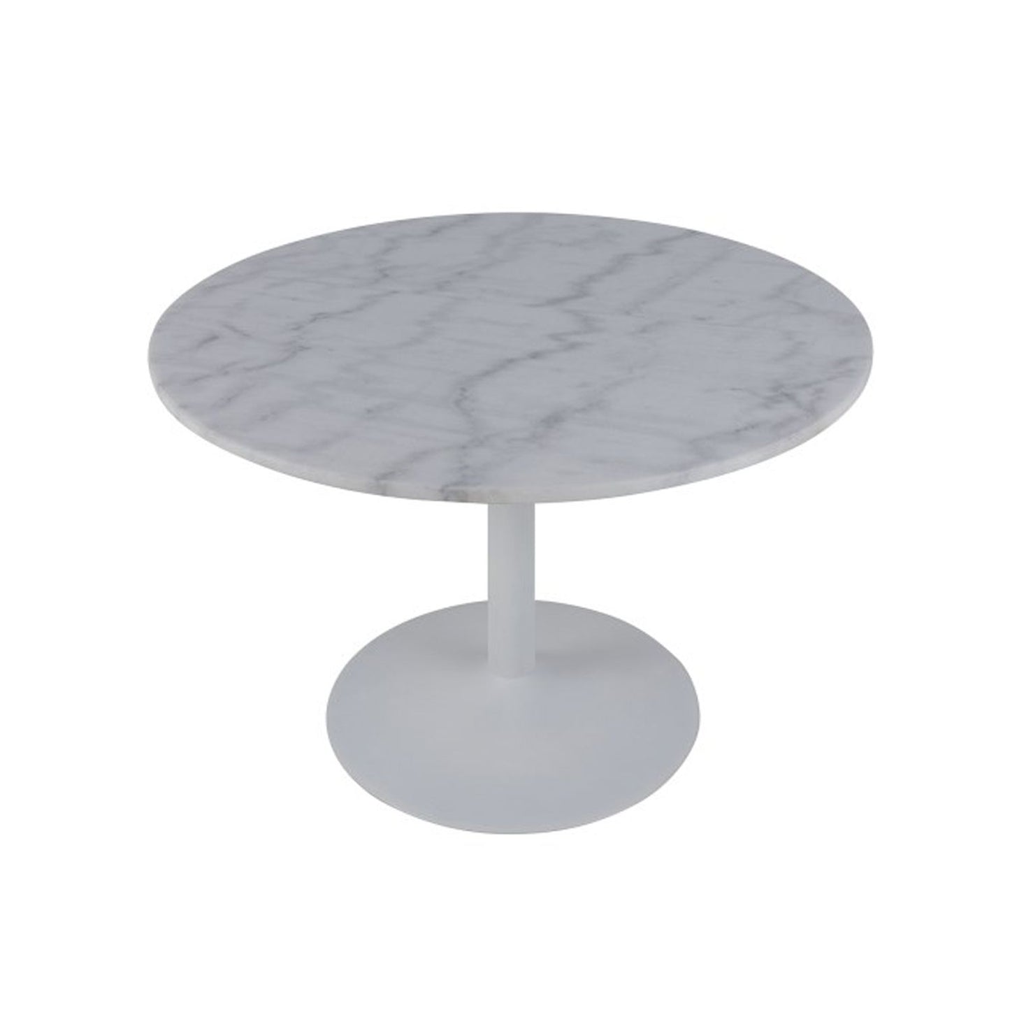 Kitchen Table Lausanne | size: Length: 110cm, Width: 110cm, Height: 75cm, Diameter: 110cm | color: White | image: 2 | variant: 1001579