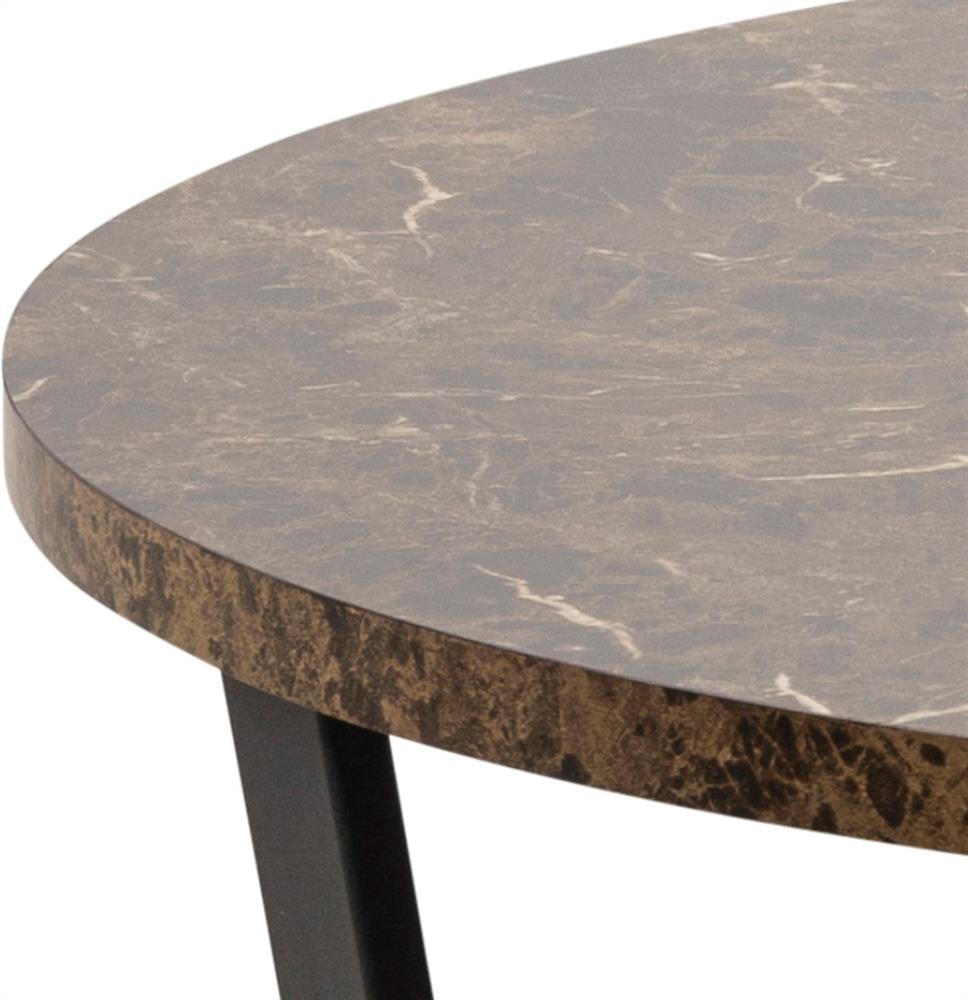Kitchen Table Lucerne | size: Length: 110cm, Width: 110cm, Height: 75cm, Diameter: 110cm | color: Brown | image: 2 | variant: 1005990