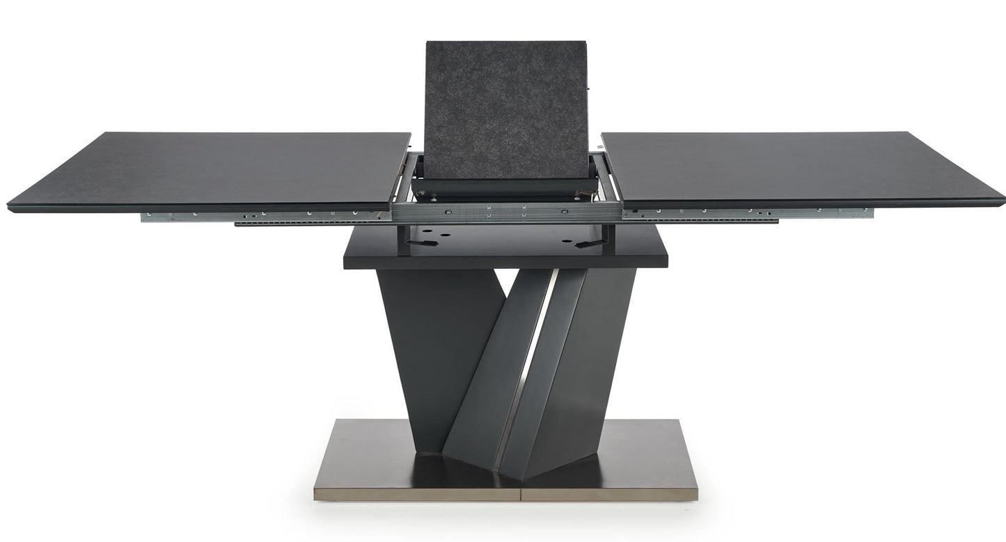 Kitchen Table Salvador | size: Length: 90cm, Width: 200cm, Height: 77cm | color: Gray | image: 10 | variant: 1012350