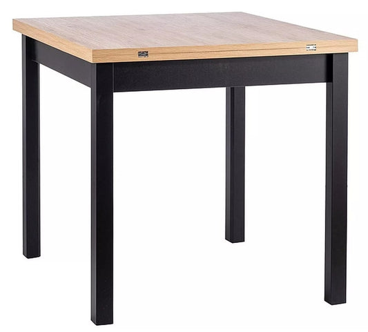 Kitchen Table West Detroit | size: Length: 80cm, Width: 160cm, Height: 78cm, Diameter: 80cm | color: Oak | image: 0 | variant: 1007966