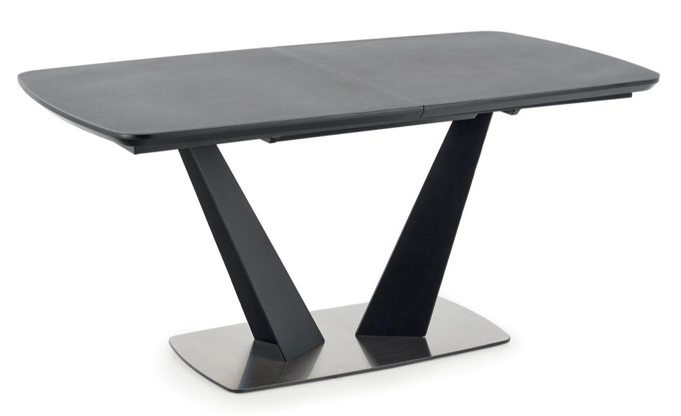 Kitchen Table West Newport | size: Length: 90cm, Width: 220cm, Height: 76cm | color: Black/Grey | image: 1 | variant: 1007190