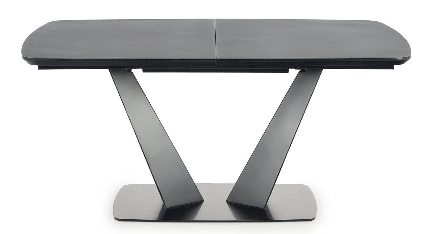 Kitchen Table West Newport | size: Length: 90cm, Width: 220cm, Height: 76cm | color: Black/Grey | image: 5 | variant: 1007190