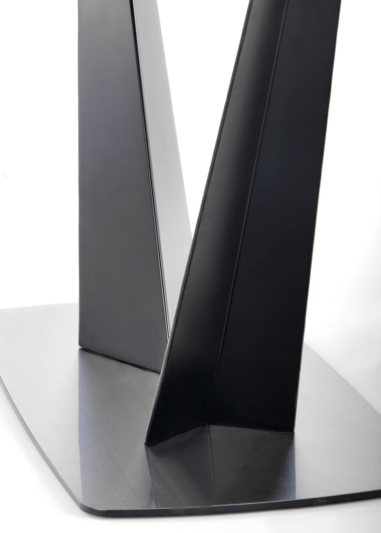 Kitchen Table West Newport | size: Length: 90cm, Width: 220cm, Height: 76cm | color: Black/Grey | image: 7 | variant: 1007190