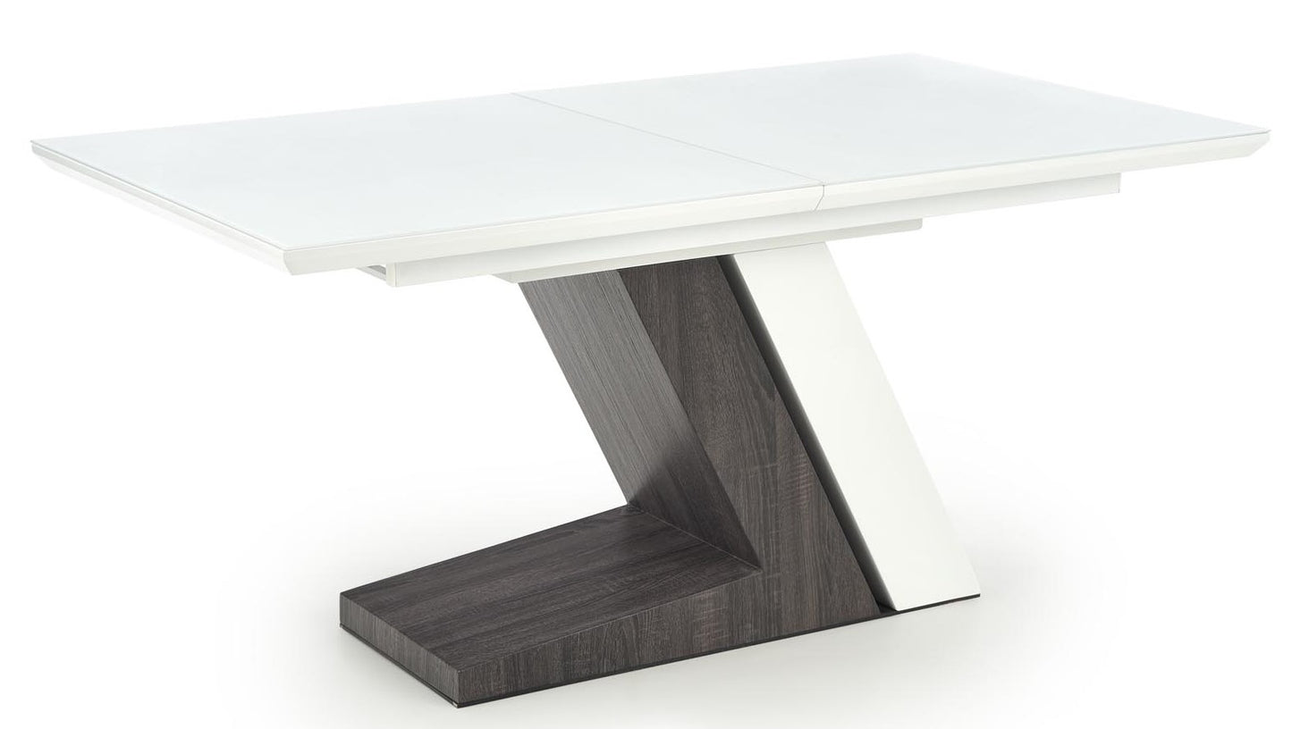 Kitchen Table West Oswestry | size: Length: 90cm, Width: 200cm, Height: 76cm | color: White/Grey | image: 1 | variant: 1007389