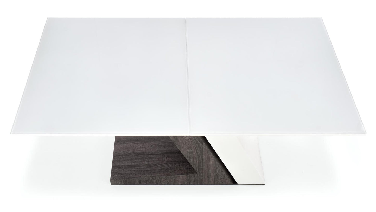 Kitchen Table West Oswestry | size: Length: 90cm, Width: 200cm, Height: 76cm | color: White/Grey | image: 8 | variant: 1007389