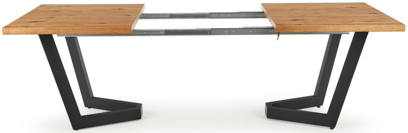 Kitchen Table West Oulu | size: Length: 90cm, Width: 250cm, Height: 77cm | color: Oak | image: 6 | variant: 1007505