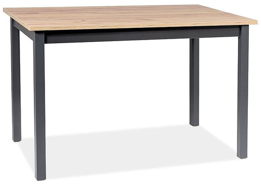 Kitchen Table West Reggio Calabria | size: Length: 75cm, Width: 170cm, Height: 75cm | color: Black/Oak | image: 1 | variant: 1007900