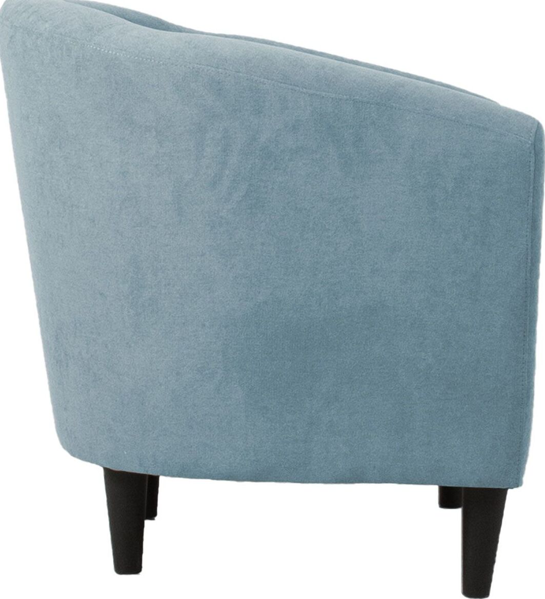 Lounge Chair Abergavenny | size: Width: 76cm, Height: 74cm, Depth: 68.5cm | color: Blue | image: 3 | variant: 1001108