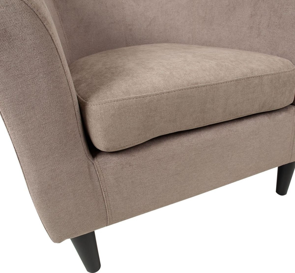 Lounge Chair Abergavenny | size: Width: 76cm, Height: 74cm, Depth: 68.5cm | color: Brown | image: 6 | variant: 1001110