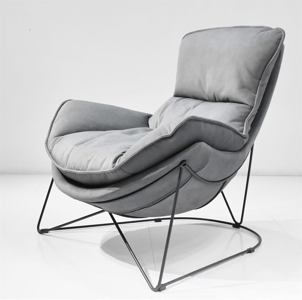 Lounge Chair Chichester | size: Width: 88cm, Height: 84cm, Depth: 96cm | color: Gray | image: 8 | variant: 1000961