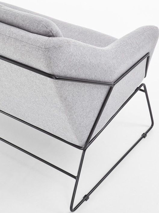 Lounge Chair East Brisbane | size: Width: 125cm, Height: 83cm, Depth: 77cm | color: Gray | image: 4 | variant: 1006705