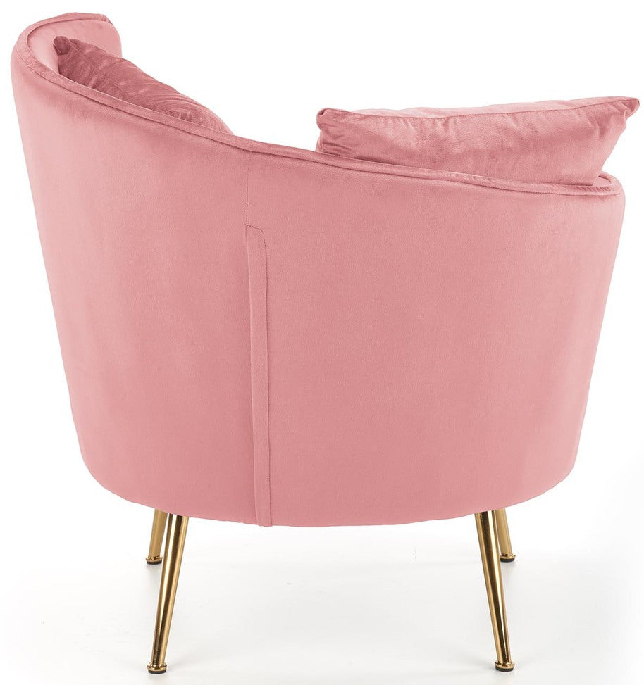 Lounge Chair Montreuil | size: Width: 90cm, Height: 87cm, Depth: 90cm | color: Pink | image: 5 | variant: 1002675