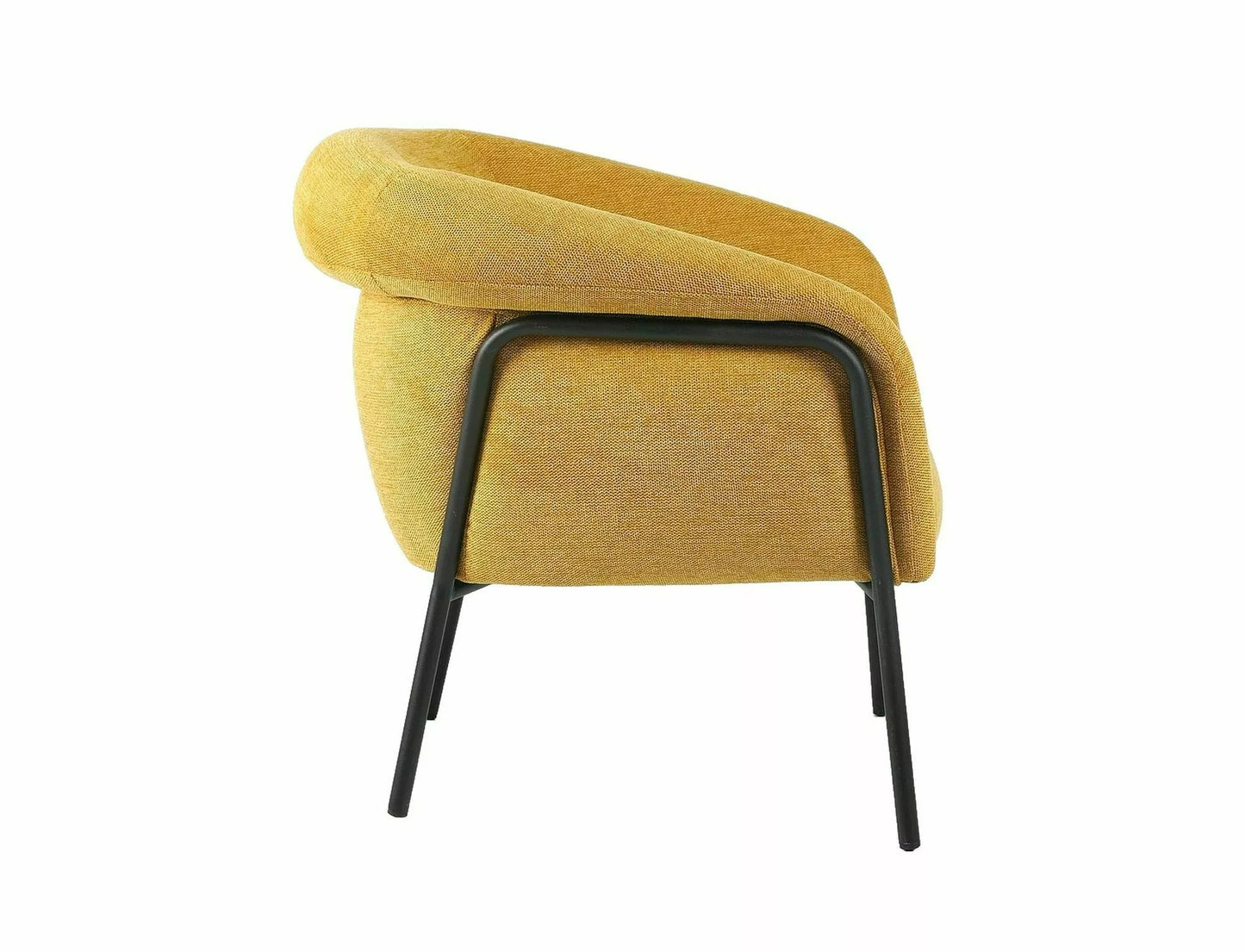 Lounge Chair Sunderland | size: Width: 69cm, Height: 71cm, Depth: 68cm | color: Yellow | image: 2 | variant: 1004037