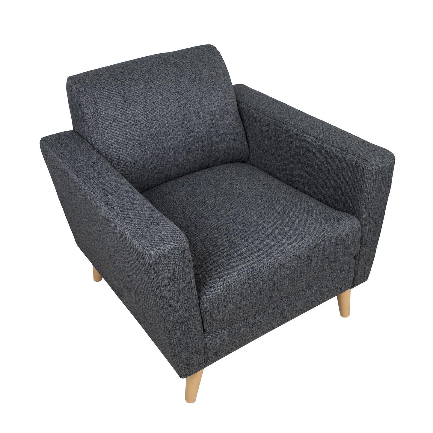 Lounge Chair Ulverston | size: Width: 83cm, Height: 84cm, Depth: 84cm | color: Gray | image: 4 | variant: 1001021