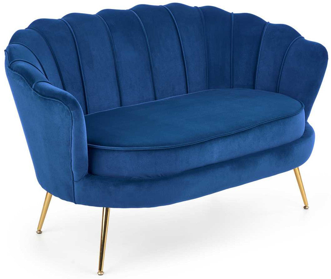 Lounge Chair West Fredrikstad | size: Width: 131cm, Height: 77cm, Depth: 77cm | color: Blue | image: 1 | variant: 1007472