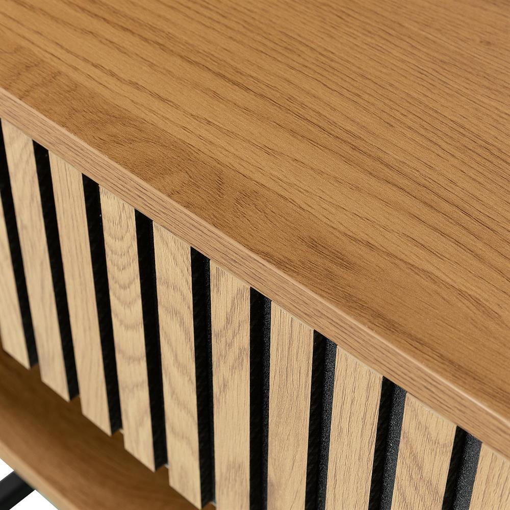 Nightstand East Lille | size: Width: 50cm, Height: 55cm, Depth: 40cm | color: Oak | image: 7 | variant: 1006366