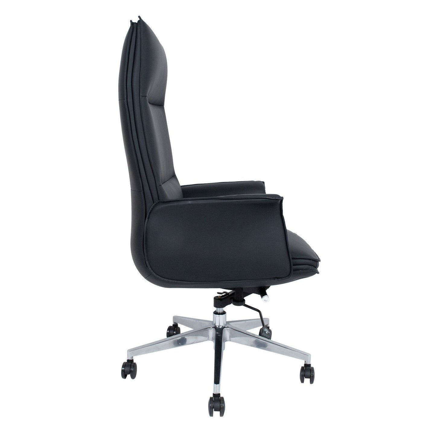 Office Chair East Ajaccio | size: Width: 69cm, Height: 129cm, Depth: 72cm | color: Black | image: 1 | variant: 1006473
