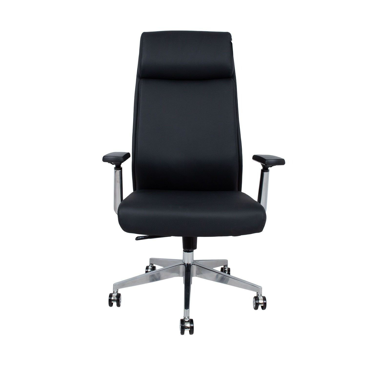 Office Chair East Bastia | size: Width: 69cm, Height: 126cm, Depth: 67cm | color: Black | image: 1 | variant: 1006472