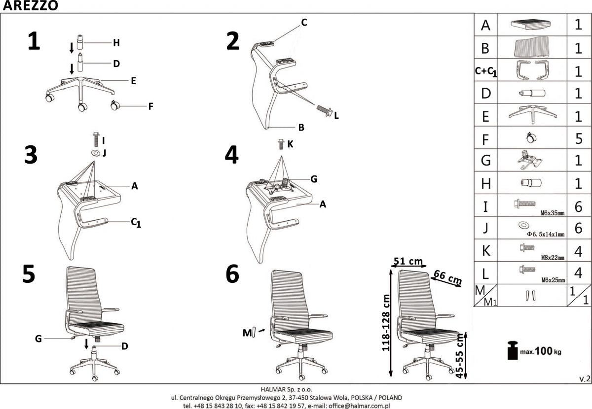Office Chair East Lynx | size: Width: 65cm, Height: 119cm, Depth: 65cm | color: Gray | image: 8 | variant: 1007031
