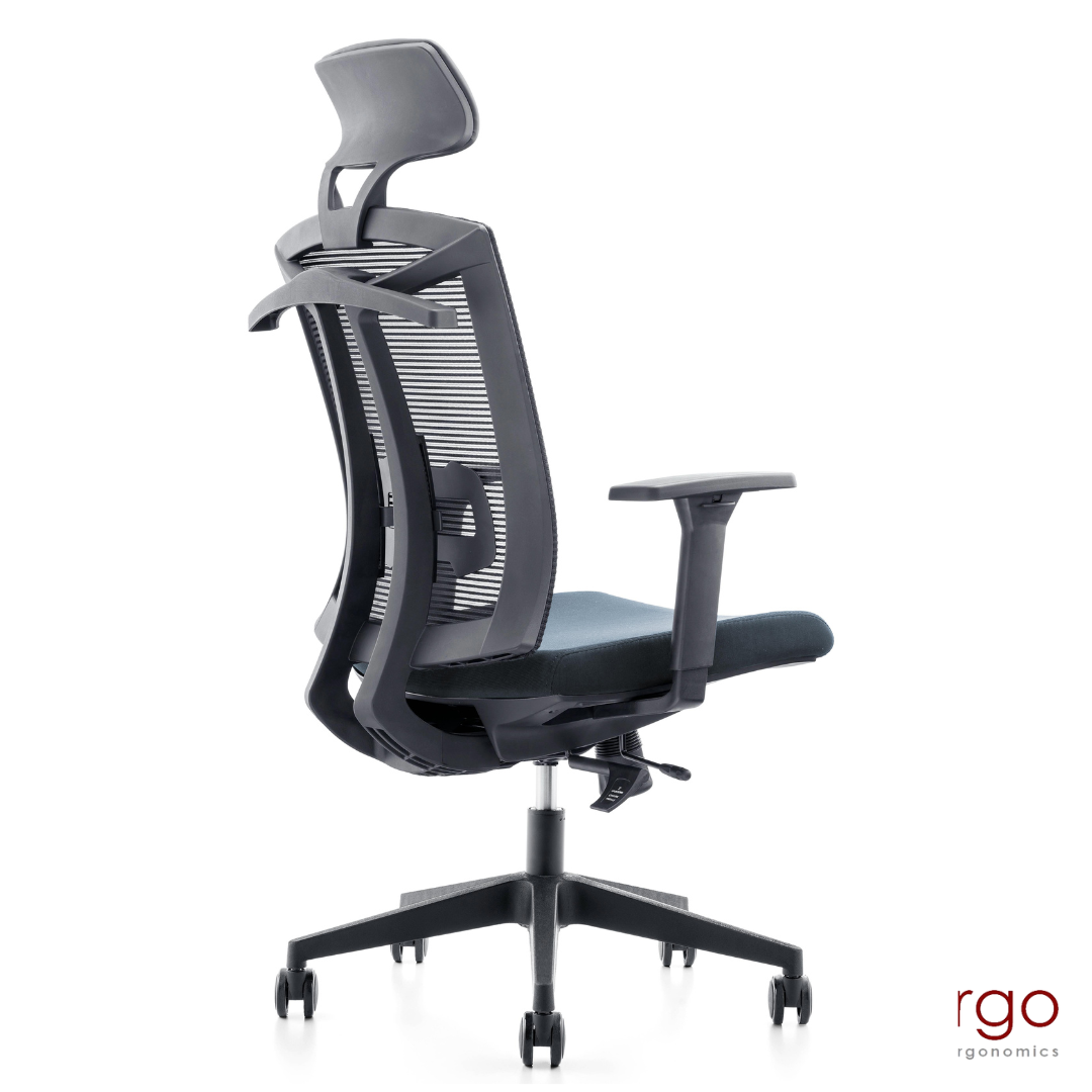 Office Chair East Norwich | size: Width: 50cm, Height: 128cm, Depth: 49cm | color: Gray | image: 1 | variant: 1004643
