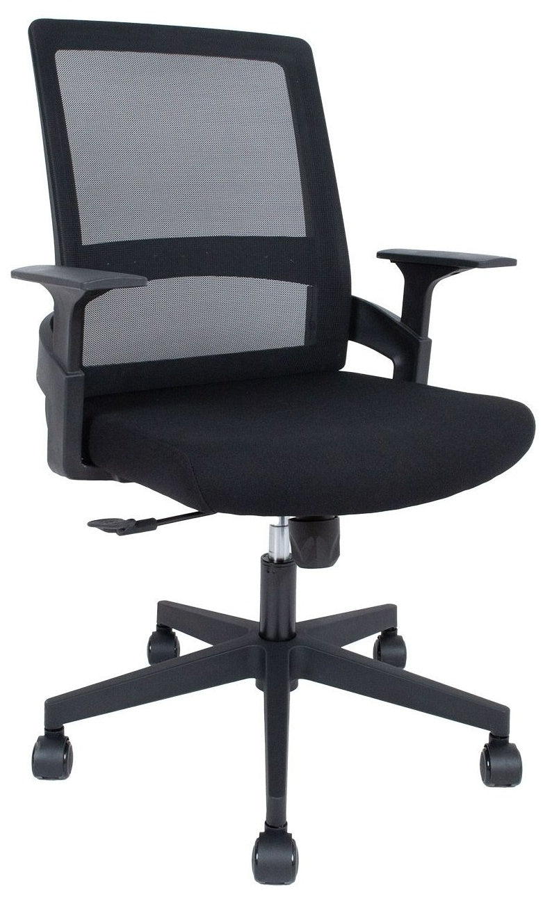 Office Chair East Pitre | size: Width: 68cm, Height: 103cm, Depth: 63cm | color: Black | image: 0 | variant: 1006471