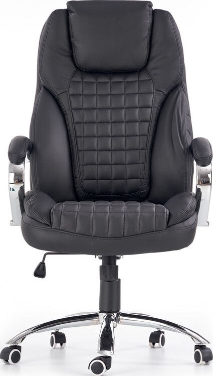Office Chair East Redcar | size: Width: 76cm, Height: 124cm, Depth: 67cm | color: Black | image: 4 | variant: 1007040