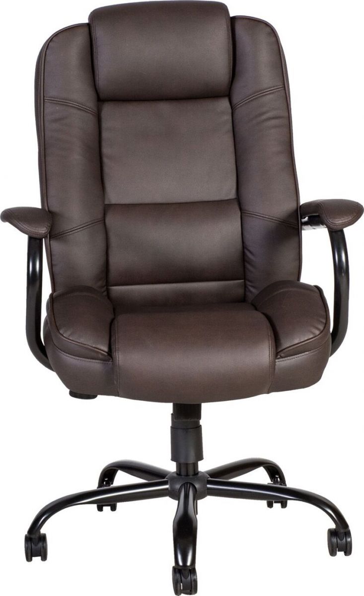 Office Chair Elegant XXL | size: Width: 79.5cm, Height: 113-120.5cm, Depth: 82cm | color: Brown | image: 4 | variant: 1005248