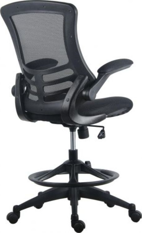 Office Chair Haverfordwest | size: Width: 62.5cm, Height: 109-128.5cm, Depth: 62cm | color: Black | image: 4 | variant: 1001253