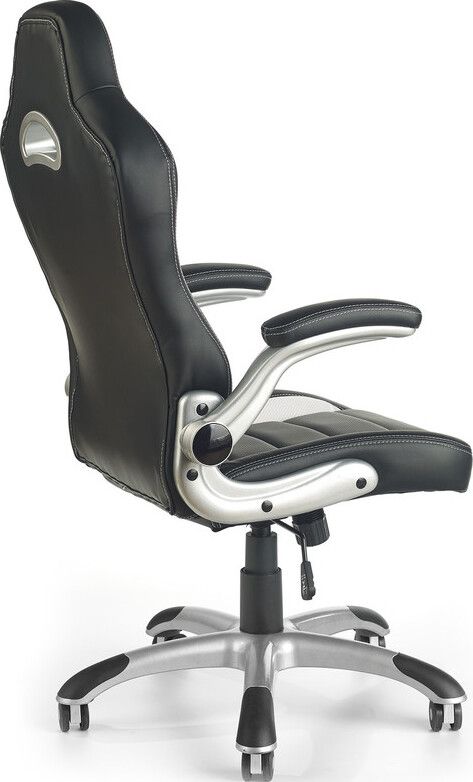 Office Chair Makkah | size: Width: 63cm, Height: 127cm, Depth: 65cm | color: Gray | image: 2 | variant: 1007073