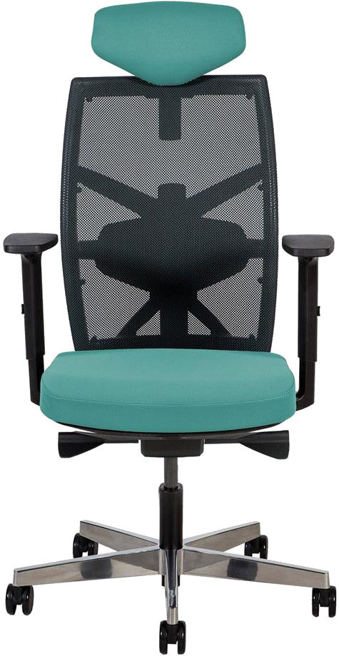 Office Chair Pembroke | size: Width: 70cm, Height: 128cm, Depth: 70cm | color: Green | image: 2 | variant: 1001287