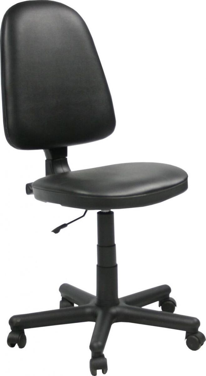 Office Chair Prestatyn | size: Width: 46cm, Height: 95.5-113.5cm, Depth: 44.5cm | color: Black | image: 1 | variant: 1005939